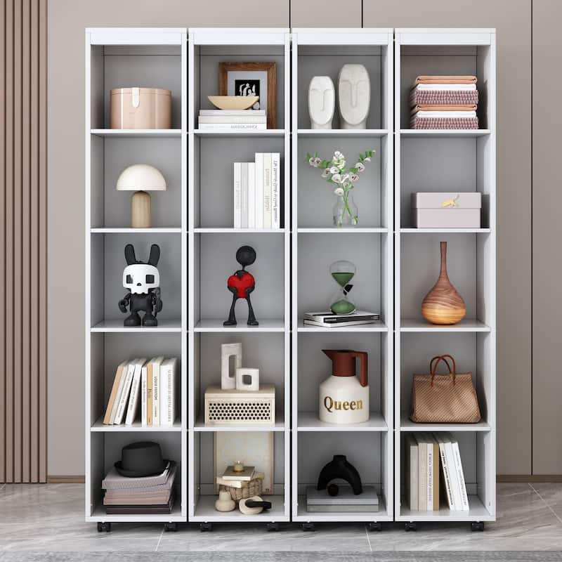 Queen Murphy Bed Wall Bed with Storage Doors - Space-Saving & Elegant Design