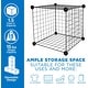 preview thumbnail 3 of 5, Work-It! 12-Cube Wire Storage Organizer