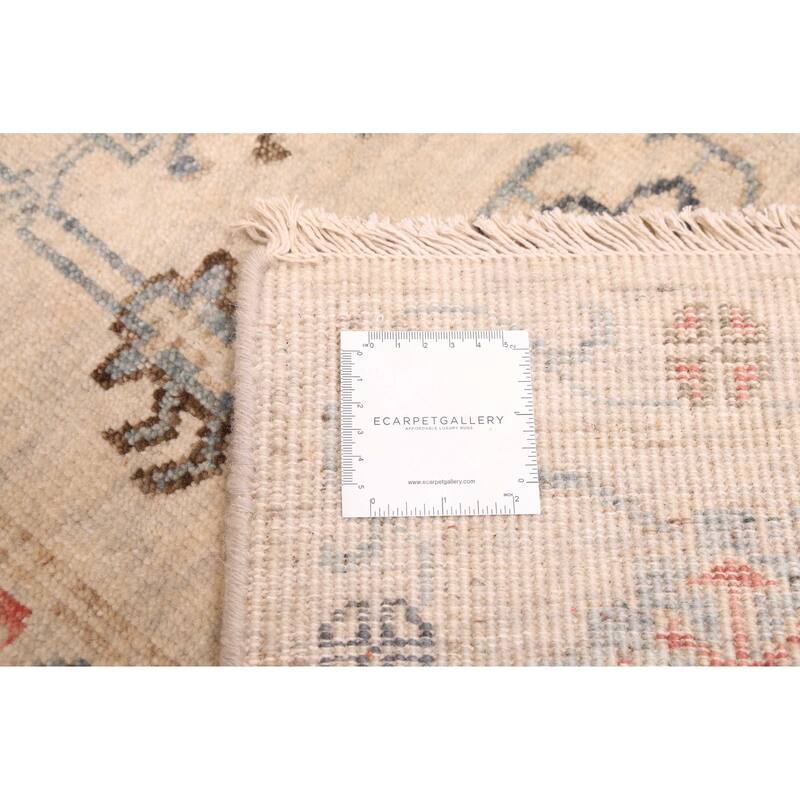 ECARPETGALLERY Hand-knotted Heritage Light Khaki Wool Rug - 8'2 x 10'0