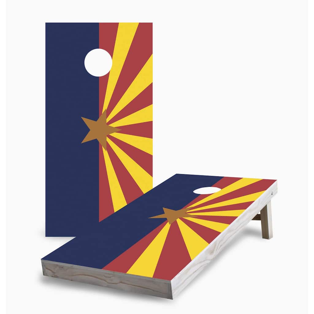 Arizona State Flag Cornhole Boards