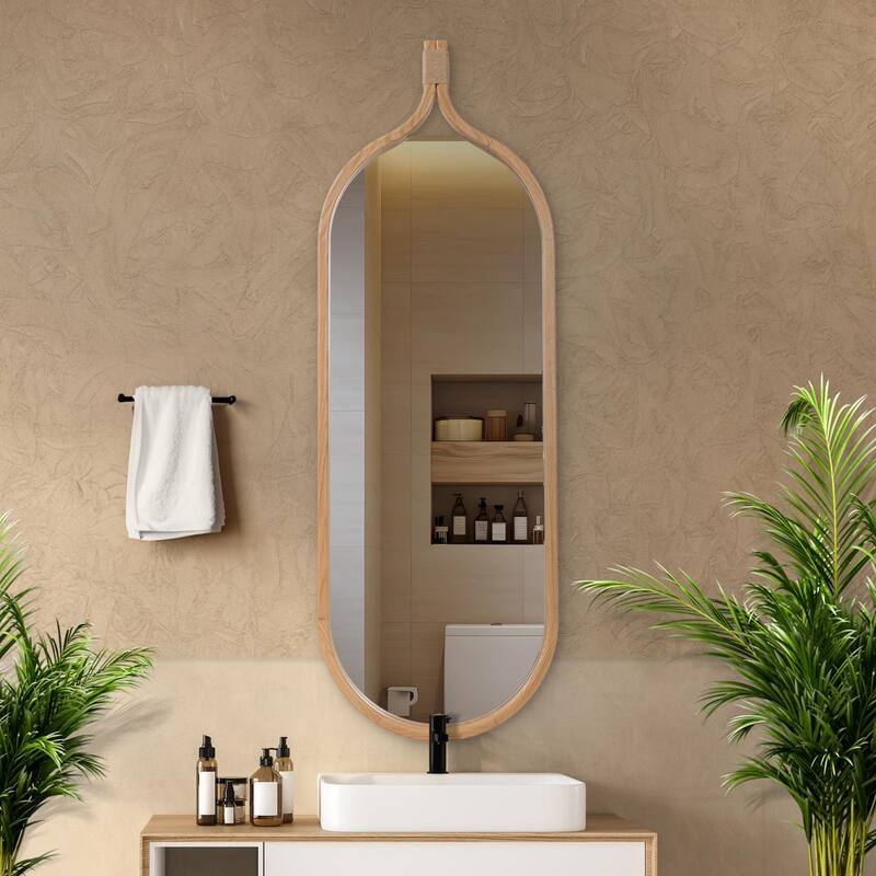 Ulah Oval Mirror - 55.3/4 X 18.3/4 X 1D