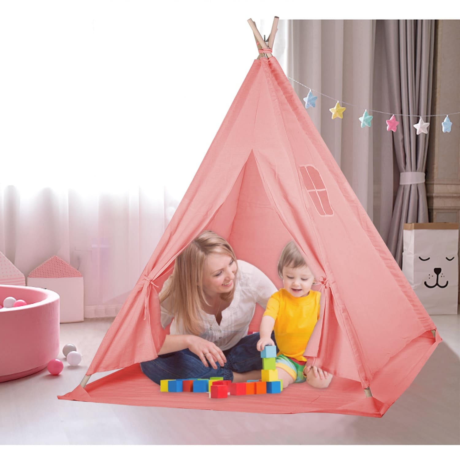 Indoor teepee store