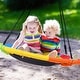 preview thumbnail 6 of 7, 440lbs Swing Set with 40 Inch Saucer Tree Swing, Swivel, Sandbag