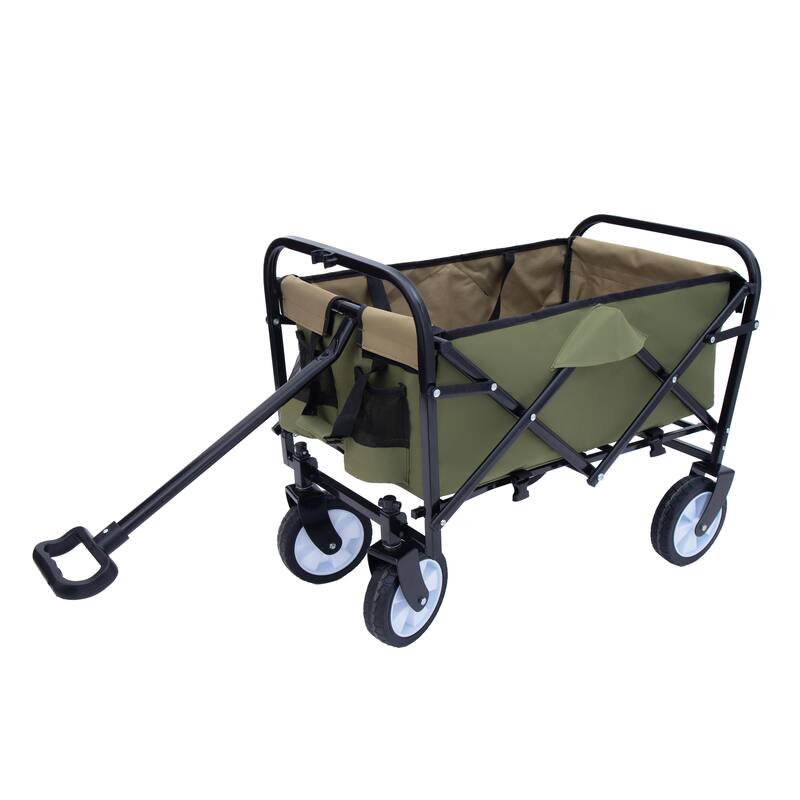 Foldable Wagon Cart with strapping system