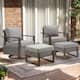 Option Grey Wicker / Grey Cusion
