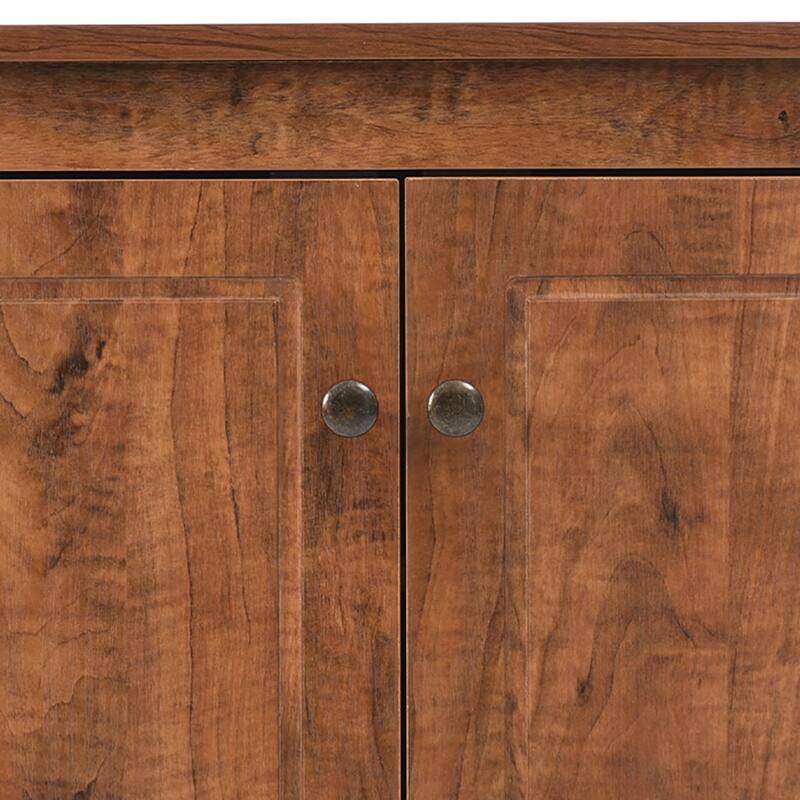 Modern Stylish Triangle Corner Storage Cabinet with Two Adjustable Internal Shelves