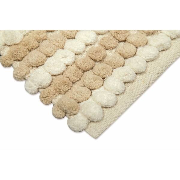 Shop Chardin Hand Crafted Pebble Ball Plush Bath Mat Overstock 12016122