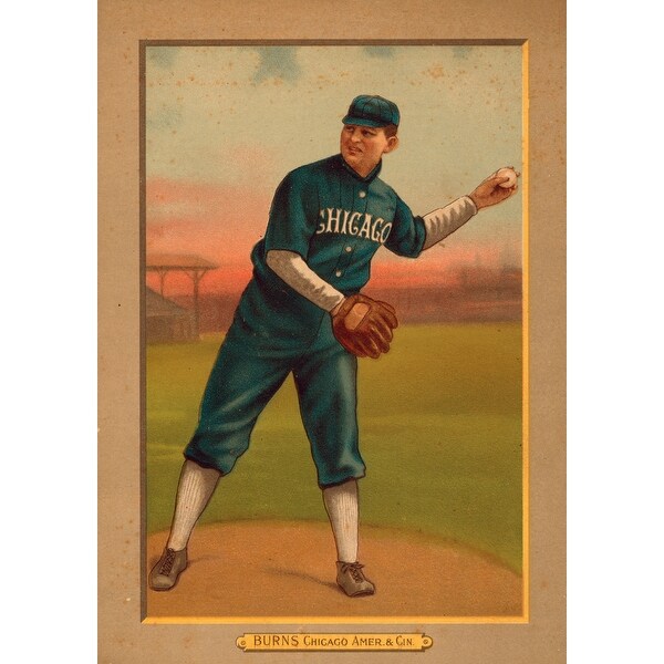 Shop Chicago White Sox Bill Burns Baseball Card Art Print Multiple Sizes Available 9 X 12 Art Print Overstock 27903756