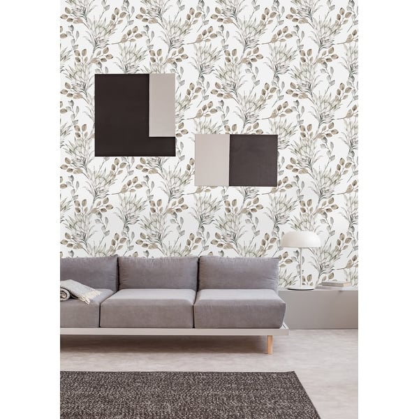 Light Protea Flower Peel and Stick Wallpaper - Overstock - 32616762