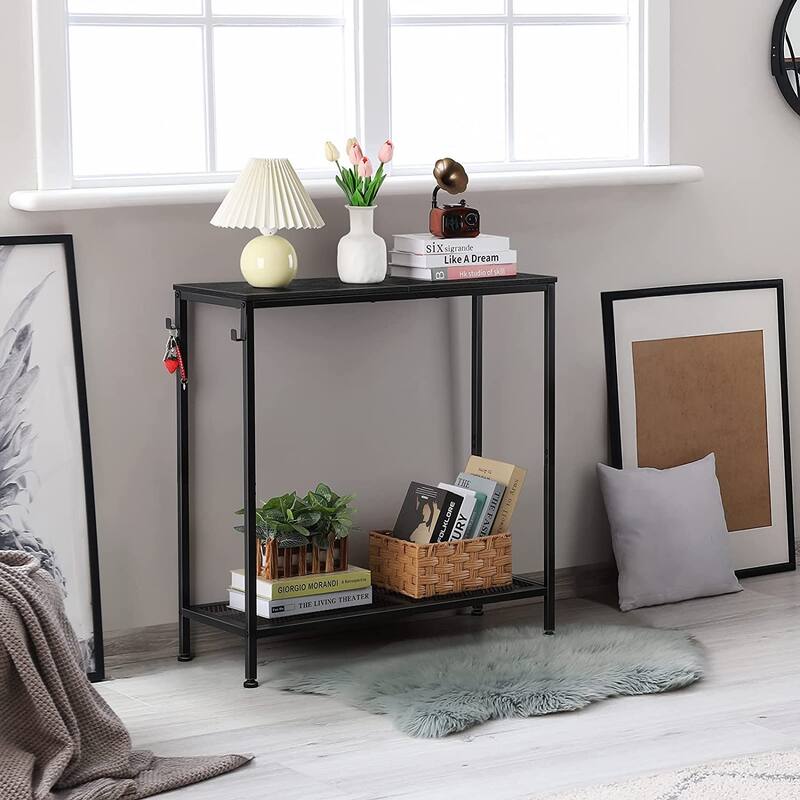 Console Sofa Table - Black