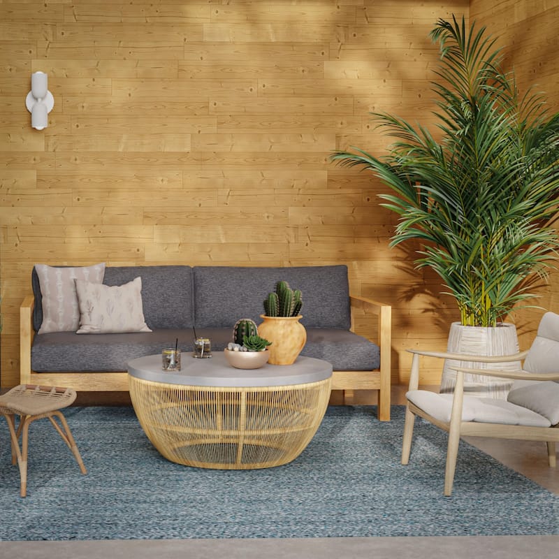 Alora Decor Breeze Hand Woven Geometric Solid Color Rug