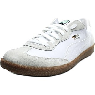 Shop Puma Super Liga OG Retro Men Round Toe Leather White ...