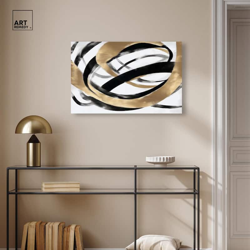 Loops of Luxury I Canvas by Art Remedy, Gallery Wrapped