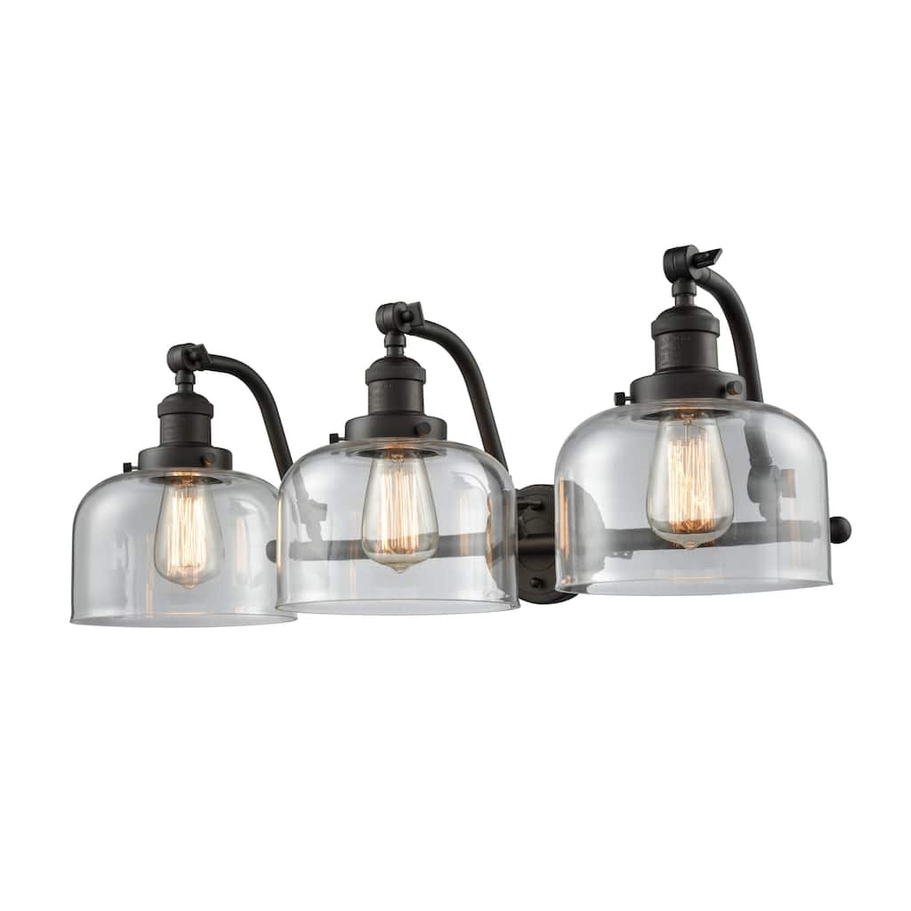 Innovations Lighting Large Bell 3 Light 28" Wide Bathroom Vanity Light