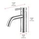 preview thumbnail 10 of 9, Elegant Lighting FAV-1006 Victor 1.5 GPM Single Hole Bathroom Faucet