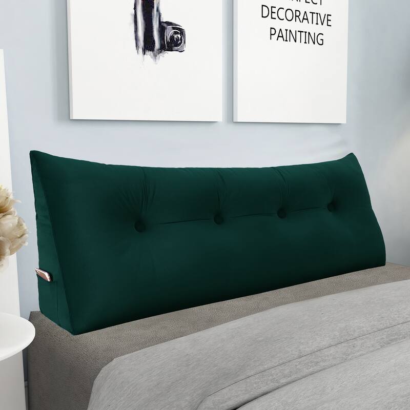 WOWMAX Bed Rest Wedge Bolster Reading Pillow Daybed Dorm Headboard