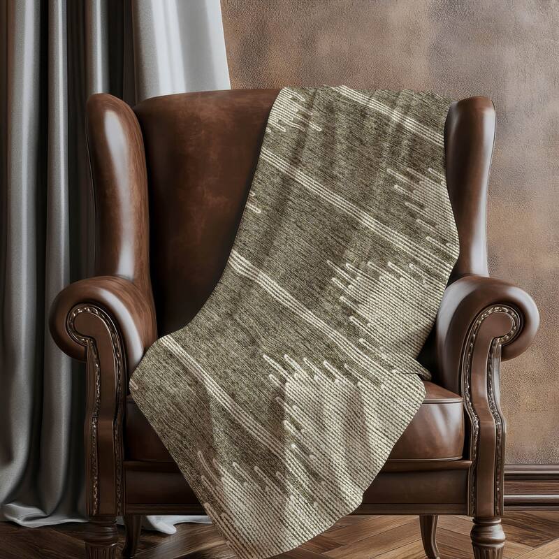 Premium Machine Washable Boho Moroccan Sherpa Throw Blanket