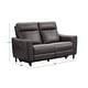 preview thumbnail 13 of 20, Abbyson Ludovic Leather Power Reclining Loveseat with Power Headrest