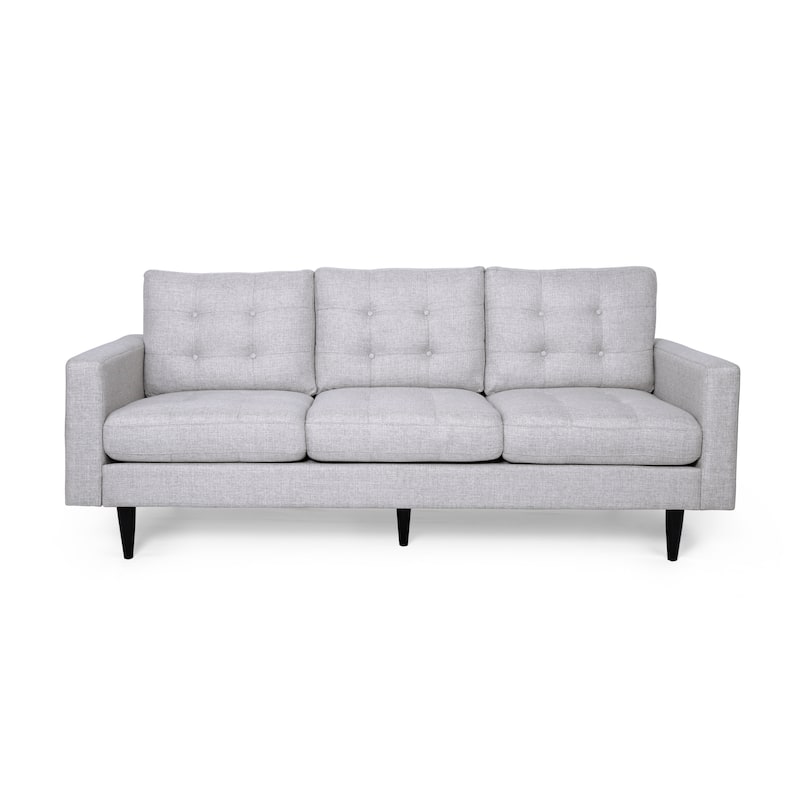 Adderbury Contemporary 3-seat Tufted Fabric Sofa by Christopher Knight Home