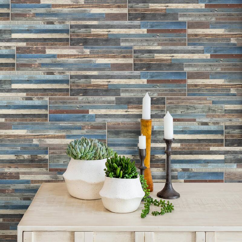 Merola Tile Coleur Tikal Mix 6-1/2" x 20-3/8" Ceramic Wall Tile