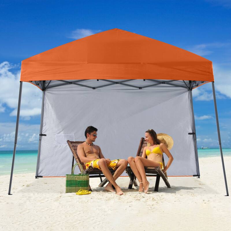 ABCCANOPY Stable Pop up Outdoor Canopy Tent with Sun Wall