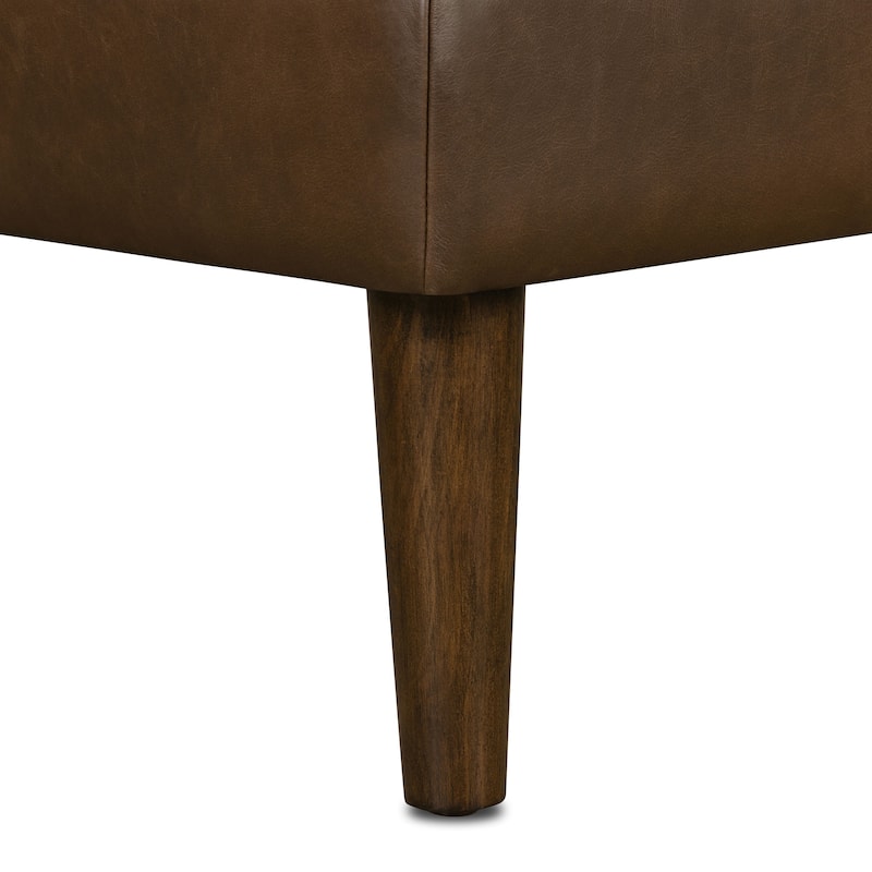 Poly & Bark Napa Ottoman - Full Grain Genuine Italian Leather