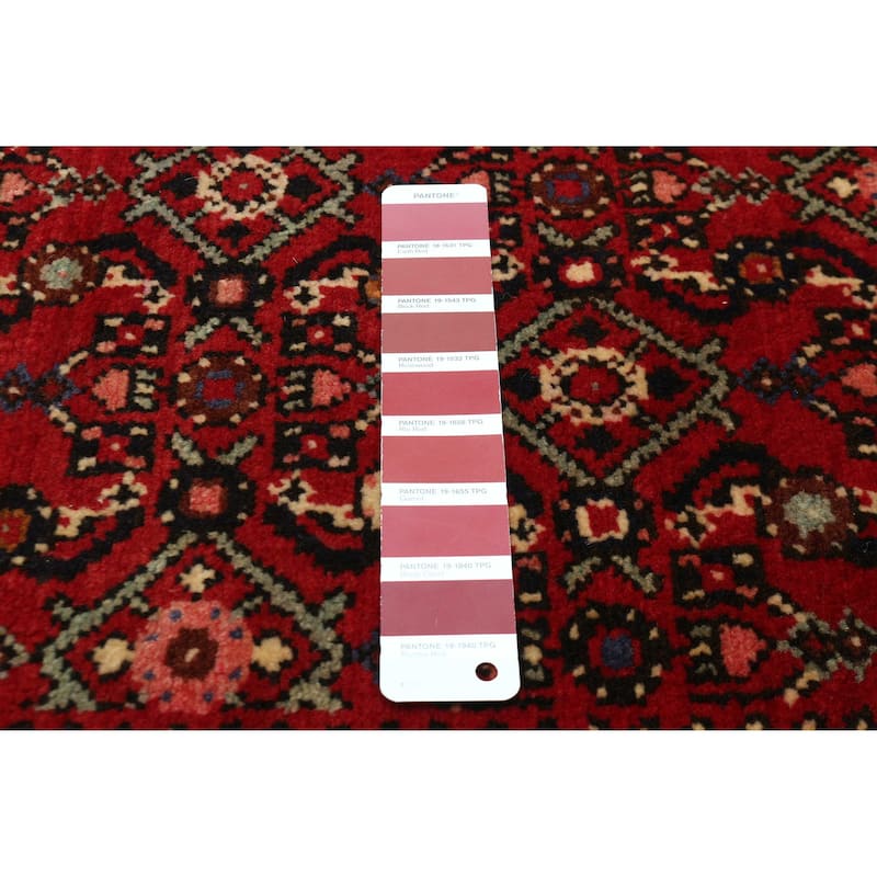 ECARPETGALLERY Hand-knotted Andelz Red Wool Rug - 2'6 x 12'7