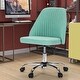 preview thumbnail 21 of 39, Home Office Desk Chair Task Chairs Swivel Ribbed Task Vanity Chair