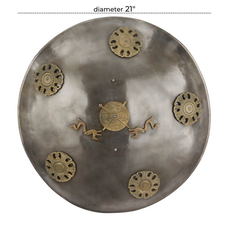 Grey Metal Vintage Wall Decor