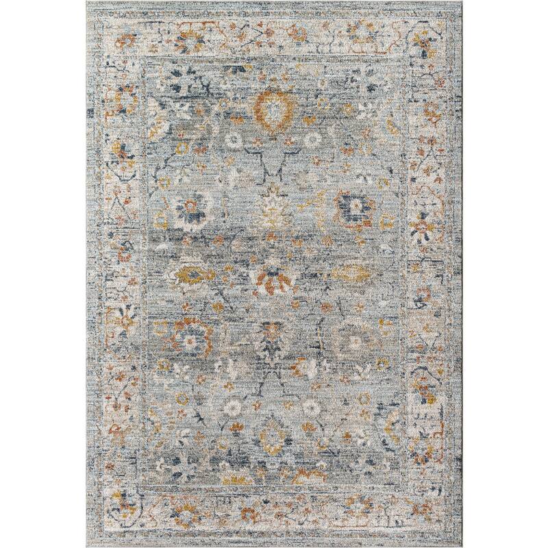 Livabliss Beckham Vintage Medallion Area Rug