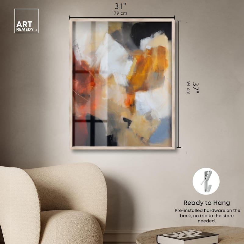 Earth and Fire I Shadowbox by Art Remedy