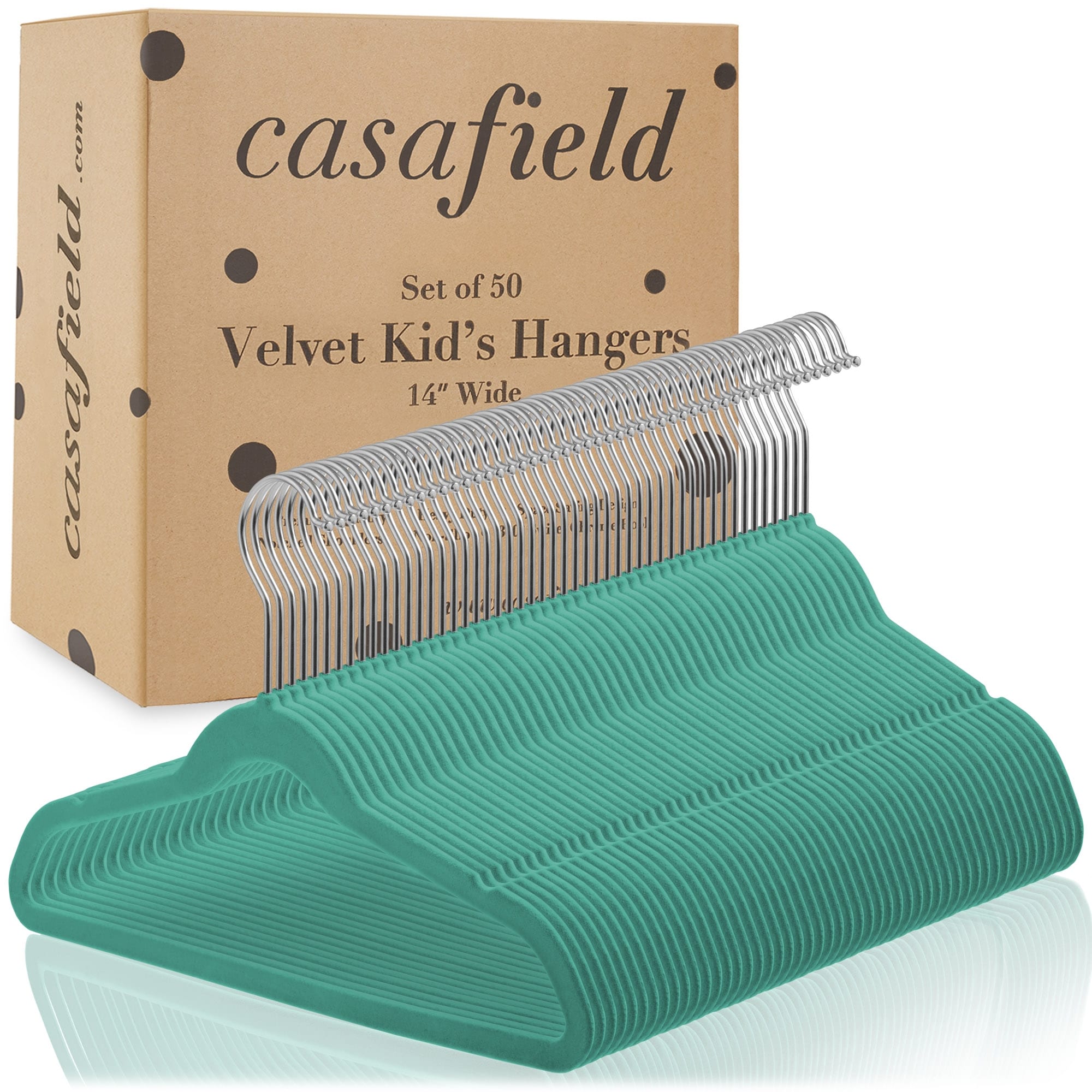 50 Velvet 14 Kid's Hangers by Casafield - Bed Bath & Beyond - 30827875