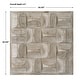 preview thumbnail 3 of 6, 3D Scooped Wooden Wall Decoration - 20.25"
