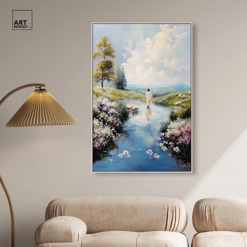 Caretaker's Calm Crossing I Canvas by Art Remedy