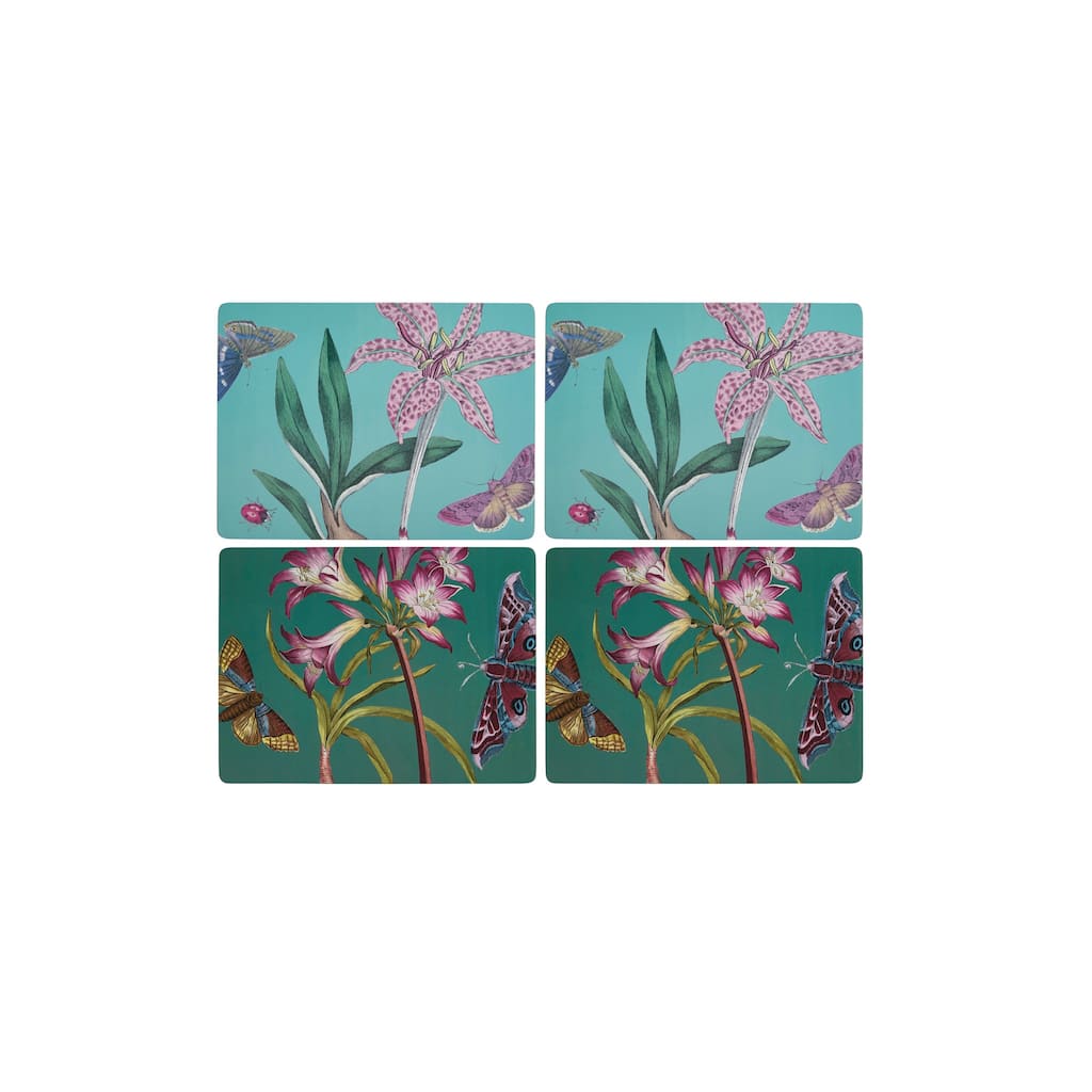 Portmeirion Botanic Garden Flora & Fauna Placemats, Set of 4
