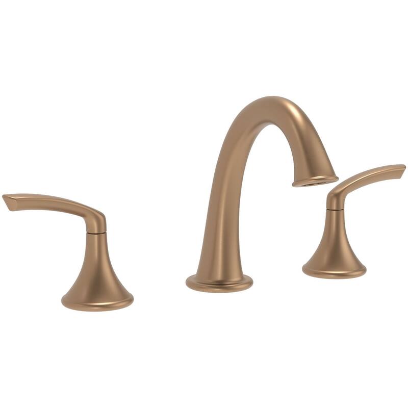 Symmons SLW5512PP Elm 1.0 GPM Widespread Bathroom Faucet with Push Pop - Brushed Bronze