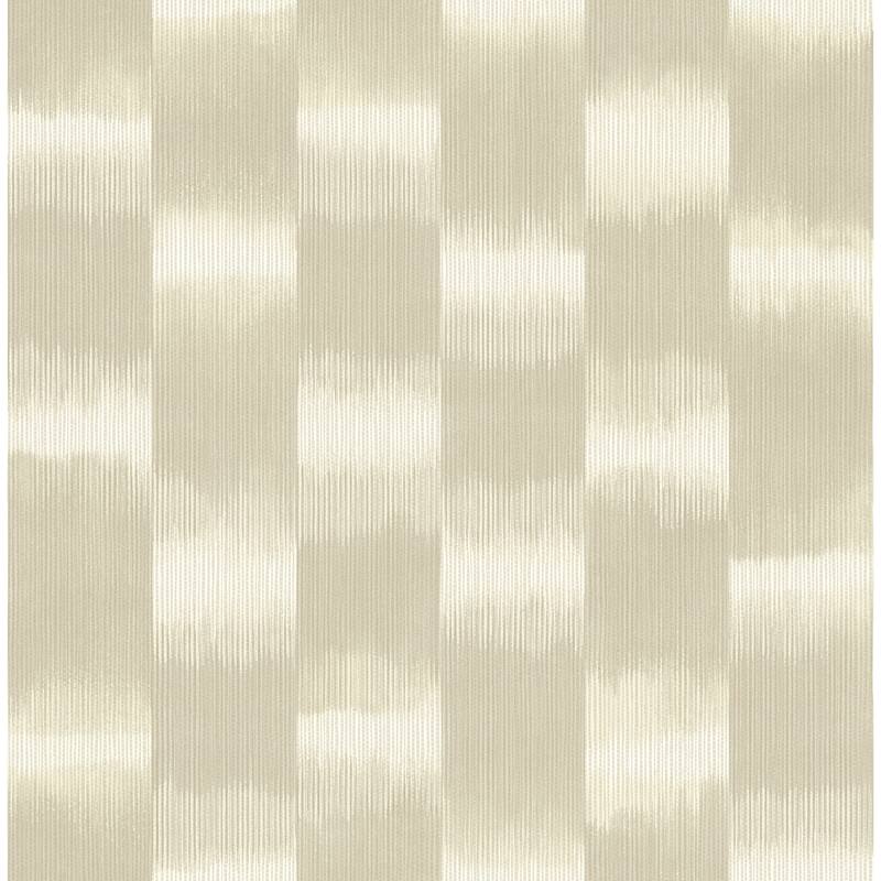 A-Street Prints Baldwin Champagne Shibori Stripe Wallpaper