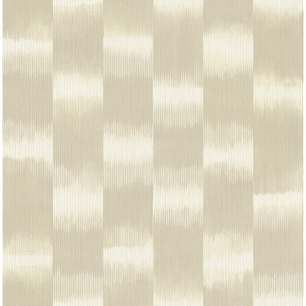 A-Street Prints Baldwin Champagne Shibori Stripe Wallpaper