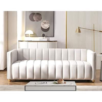 Channel Tufted Glam Indoor Living Room Sofa