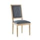 preview thumbnail 9 of 89, Regina Wood Upholstered Dining Chair by Christopher Knight Home