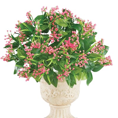 Artificial Baby's Breath Bushes - Set of 2 - 11 x 20 x 11