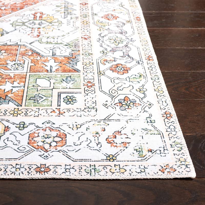 SAFAVIEH Arizona Selay Machine Washable Slip Resistant Vintage Oriental
