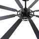 preview thumbnail 36 of 38, 52/65 Inch Ceiling Fan with Light, Modern Matte Black 8-Blade Fan, Reversible Wood Grain Blades, DC Motor, Remote Control