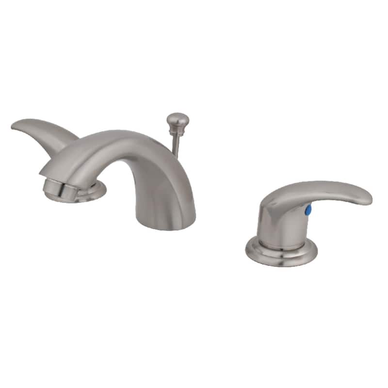 Kingston Brass Legacy 1.2 GPM Widespread Bathroom Faucet with Pop-Up - Brushed Nickel