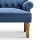 preview thumbnail 17 of 70, Moser Bay Arete Upholstered Tufted Settee Chesterfield Style Loveseat, Velvet or Linen