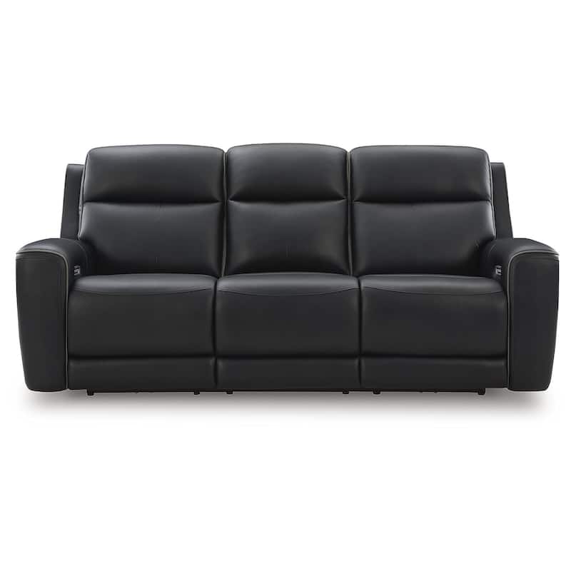 Signature Design by Ashley 5Z-Dreamlight Black Power Reclining Sofa - 88.5" W x 40" D x 42.5" H