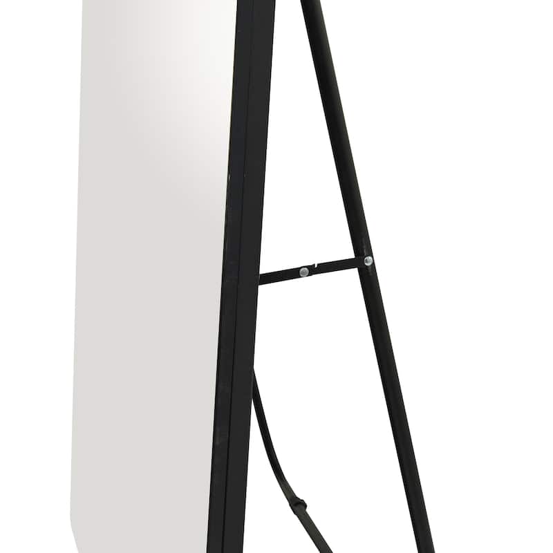 CosmoLiving by Cosmopolitan Silver or Gold Metal Room Floor Mirror with Stand