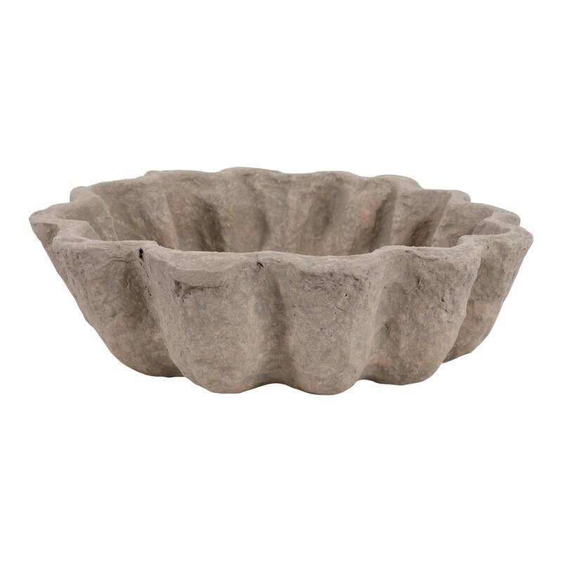 Pottery Paper Mache Bowls Decorative Boho Casual Rustic