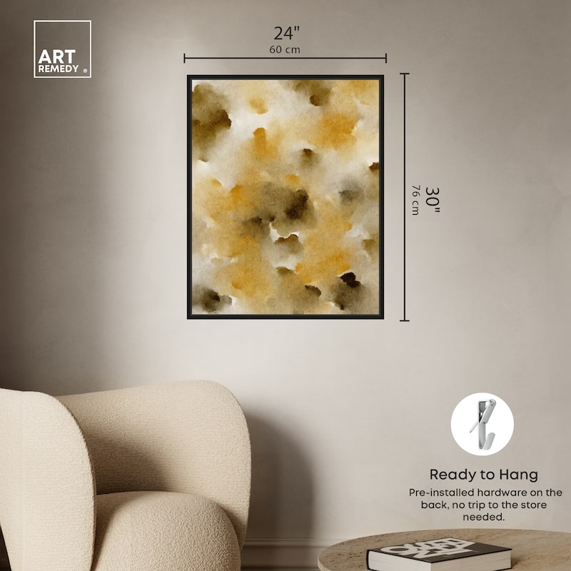 Art Remedy Granola Chocolate Chips Framed Watercolor Boho Abstracts