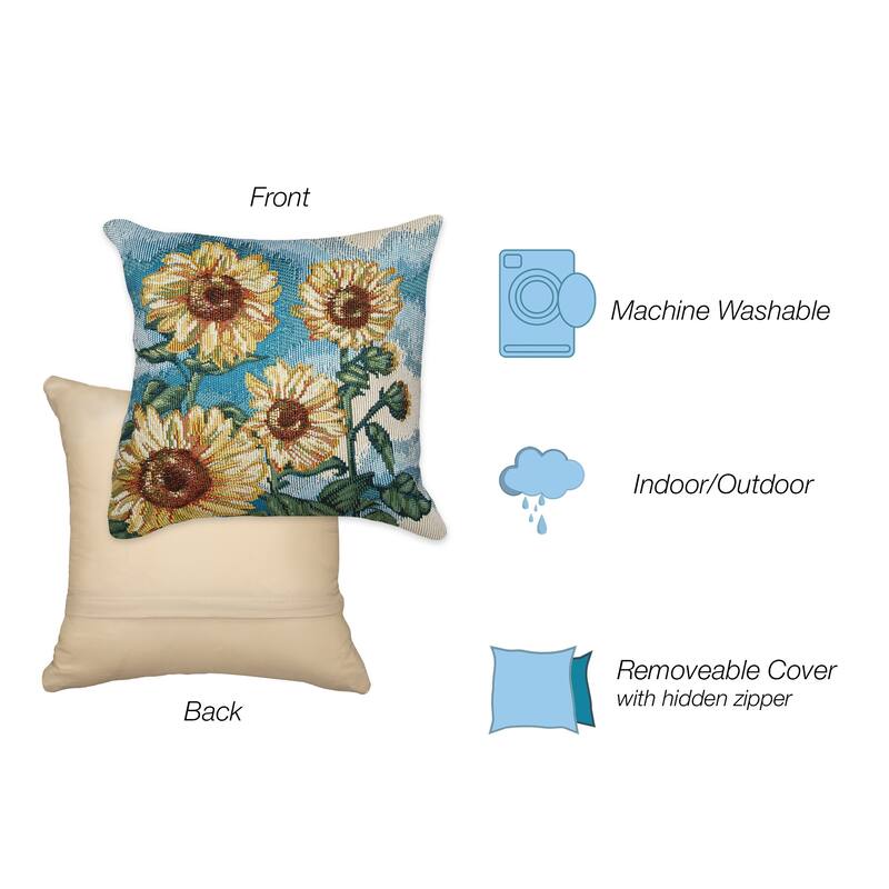 Liora Manne Marina Sunny Day Indoor/Outdoor Pillow